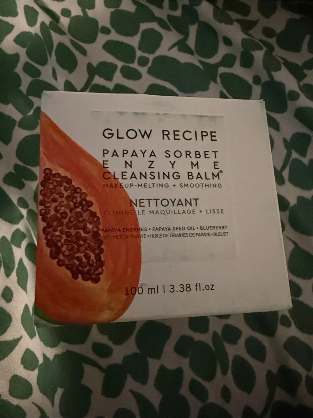 NEW Glow Recipe Papaya Sorbet Cleansing Balm - White & Orange (3.38 fl oz)